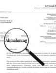 abmahnung