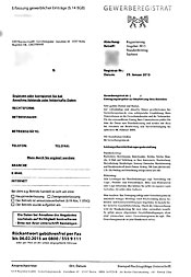 gewerberegistrat