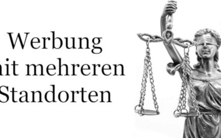 werbung mit einem Standort