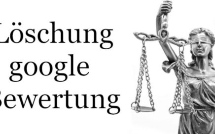 Löschung google