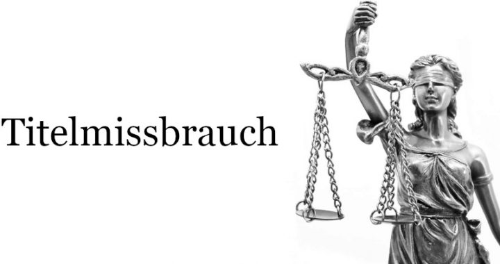 titelmissbrauch