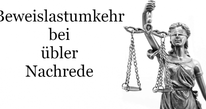 beweislastumkehr