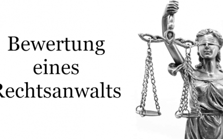 Bewertung Rechtsanwalt