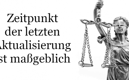 Aktualisierung Text