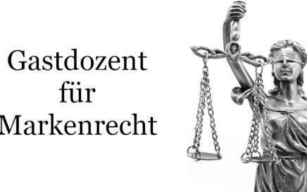 Gastdozent Markenrecht