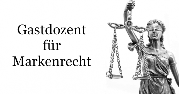 Gastdozent Markenrecht