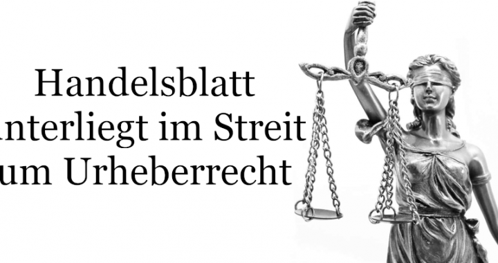 Handelsblatt Urheberrecht