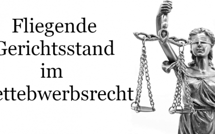 fliegende Gerichtsstand Wettbewerbsrecht