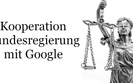 Kooperation der Bundesregierung mit Google