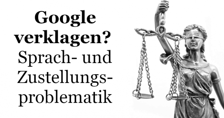 google klage