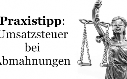 Umsatzsteuer Abmahnungen