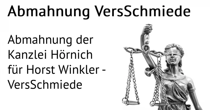 Abmahnung Versschmiede