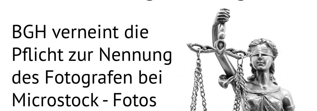 Namensnennung von Fotografen