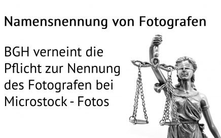 Namensnennung von Fotografen
