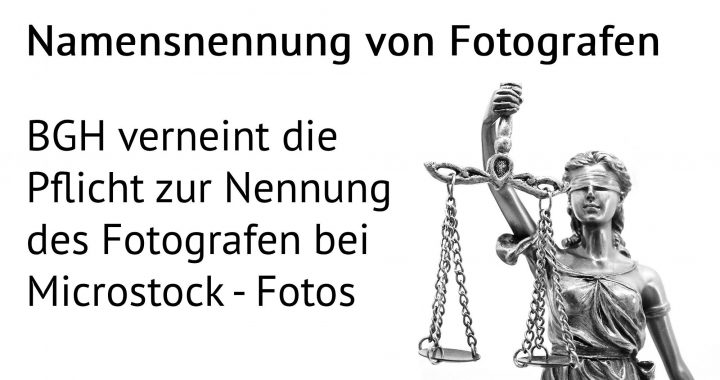Namensnennung von Fotografen