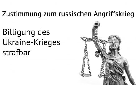Zustimmung zum russischen Angriffskrieg