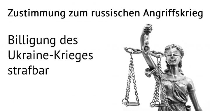 Zustimmung zum russischen Angriffskrieg