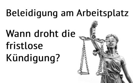 Beleidigung am Arbeitsplatz