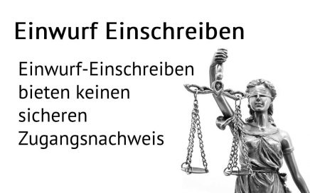 Einwurf Einschreiben