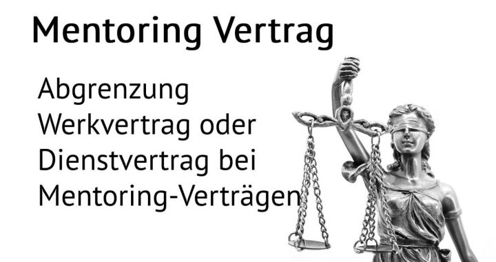 Mentoring Vertrag