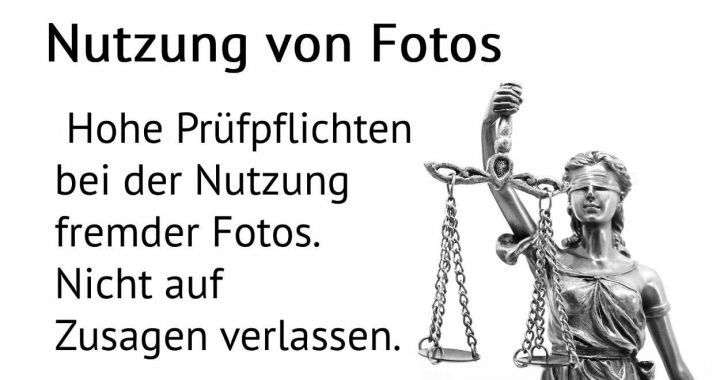 Nutzung Fotos