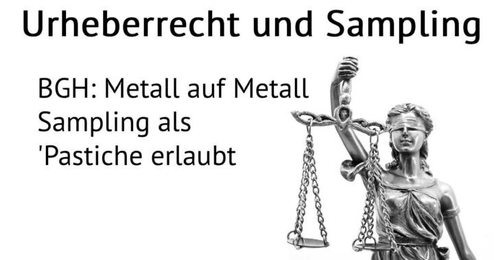 Urheberrecht Sampling