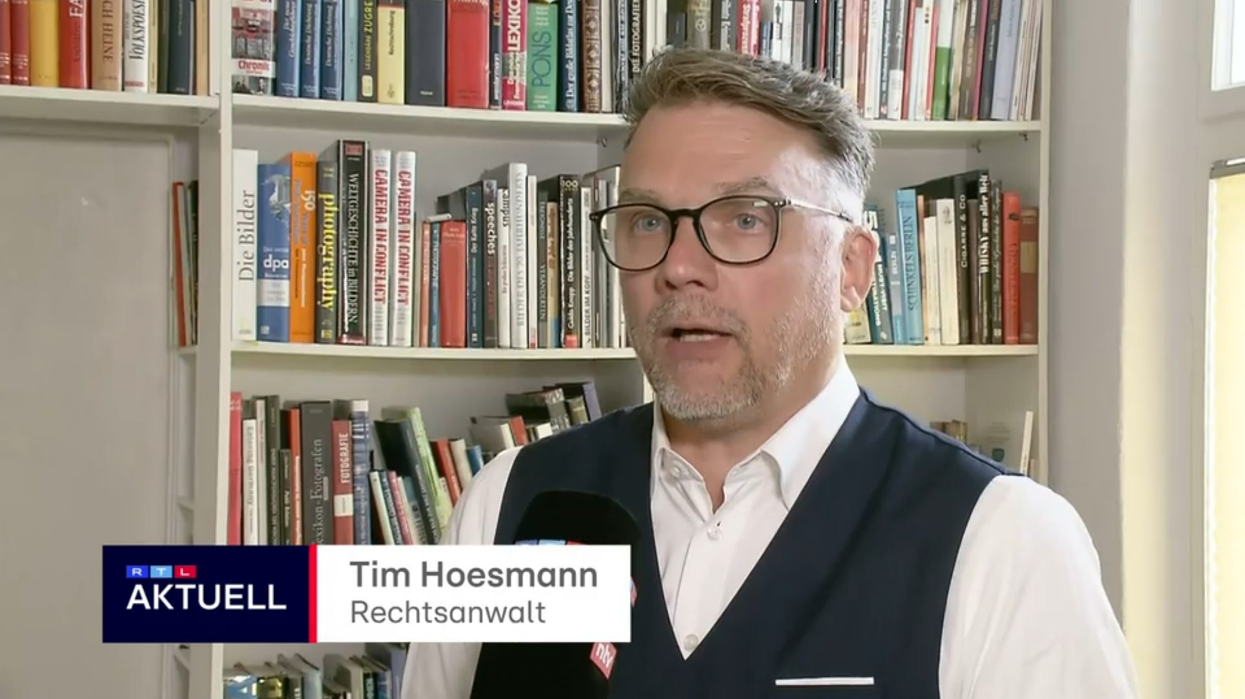 Rechtsanwalt Hoesmann, Experte - RTL Aktuell